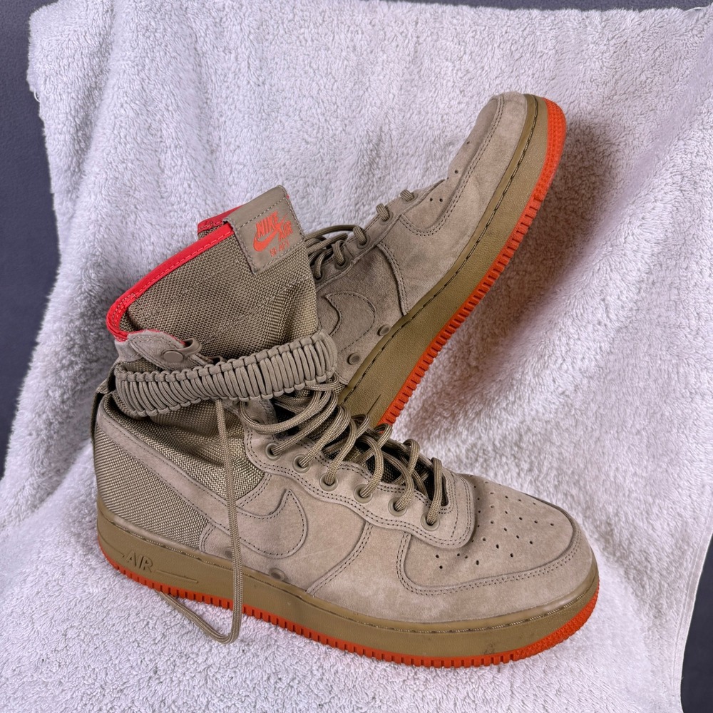 Nike SF Air Force 1‎ Mens 10.5 Tan 864024-205 High Top Utility Military